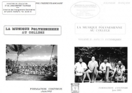 La musique polynésienne au collège (2 livrets)